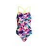 FUNKITA PURPLE PATCH | GIRLS STRAPPED IN ONE PIECE -Funkita FS38G PURPLE PATCH 2383