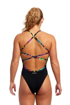 FUNKITA Beat It Black | Ladies Strapped In One Piece -Funkita FS38L BEAT IT BLACK 02