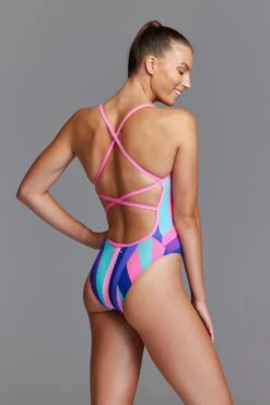 FUNKITA Berry Beam | Ladies Strapped In One Piece -Funkita FS38L BERRY BEAM 03