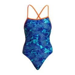 FUNKITA Deep Blue | Ladies Strapped In One Piece