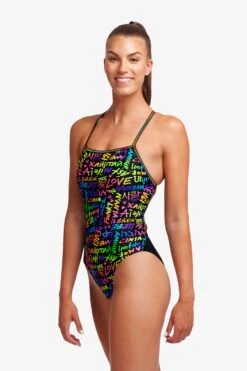 FUNKITA Love Funky | Ladies Strapped In One Piece -Funkita FS38L LOVE FUNKY 15