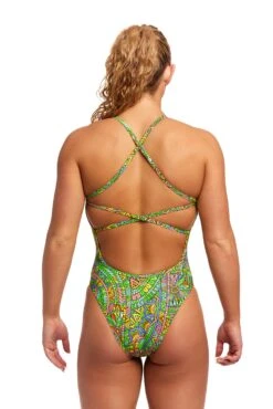 FUNKITA Minty Mixer | Ladies Strapped In One Piece -Funkita FS38L MINTY MIXER 02