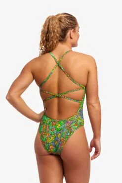 FUNKITA Minty Mixer | Ladies Strapped In One Piece -Funkita FS38L MINTY MIXER 07