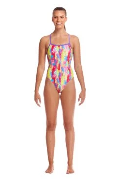 FUNKITA Splat Stat | Ladies Strapped In One Piece -Funkita FS38L SPLAT STAT 01 1