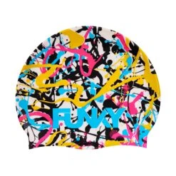 FUNKITA Messed Up | Silicone Swimming Caps