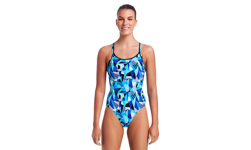FUNKITA CRACK ATTACK | LADIES DIAMOND BACK ONE PIECE 4 FUNKITA CRACK ATTACK | LADIES DIAMOND BACK ONE PIECE - Image 2