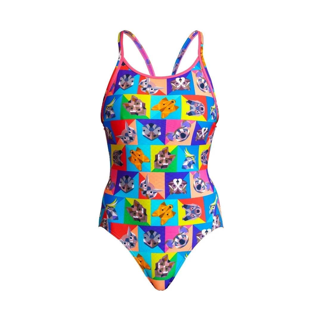 FUNKITA Rat Pack | Ladies Diamond Back One Piece 3 FUNKITA Rat Pack | Ladies Diamond Back One Piece
