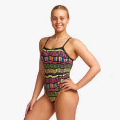 FUNKITA Serengeti Summer | Ladies Single Strap One Piece -Funkita swimshop2u serengeti summer 01